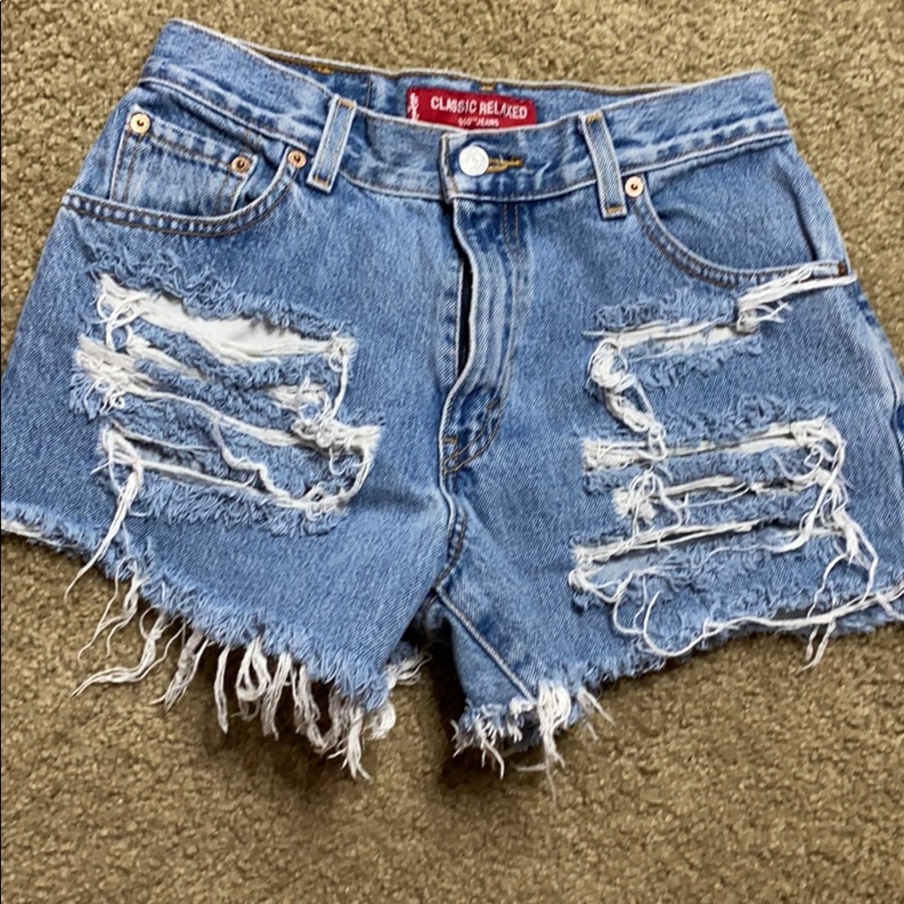 High waisted denim Levi’s